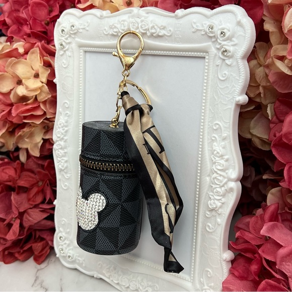 Mickey Mouse Coin Purse with Ribbon Tassel Keychain - Picture 3 of 16